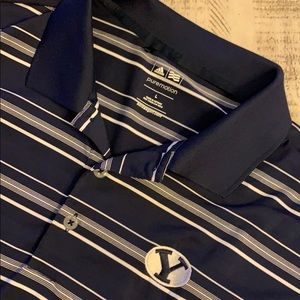 NWOT Adidas BYU Polo Shirt